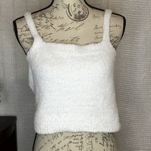 Forever 21 Fluffy Soft Crop Tank Top